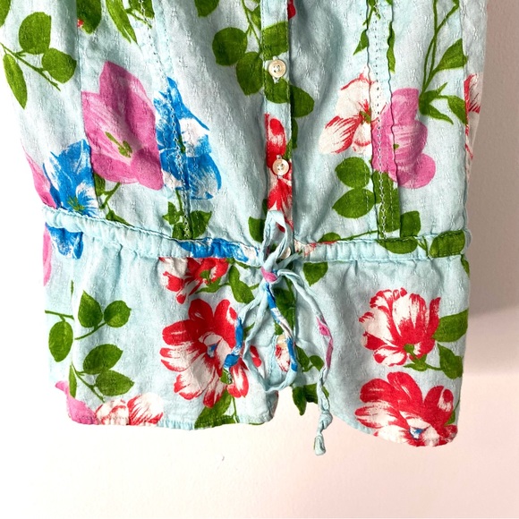 Hollister Floral Cross-Back Tank Top - Picture 2 of 7